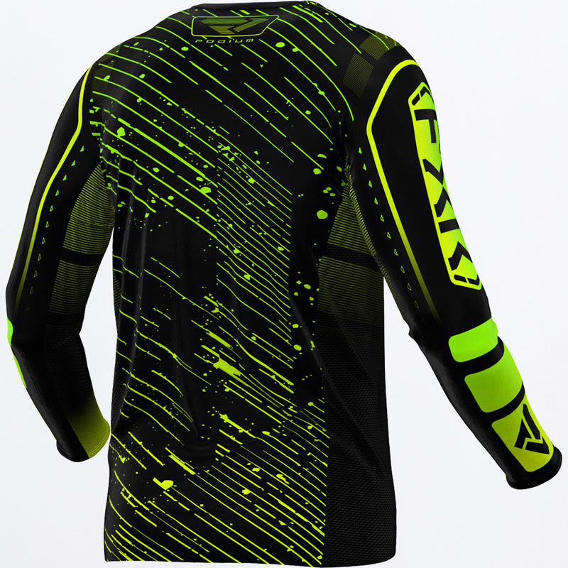 Podium_MXJersey_Yth_BlkHiVisLime_253304-_1065_back