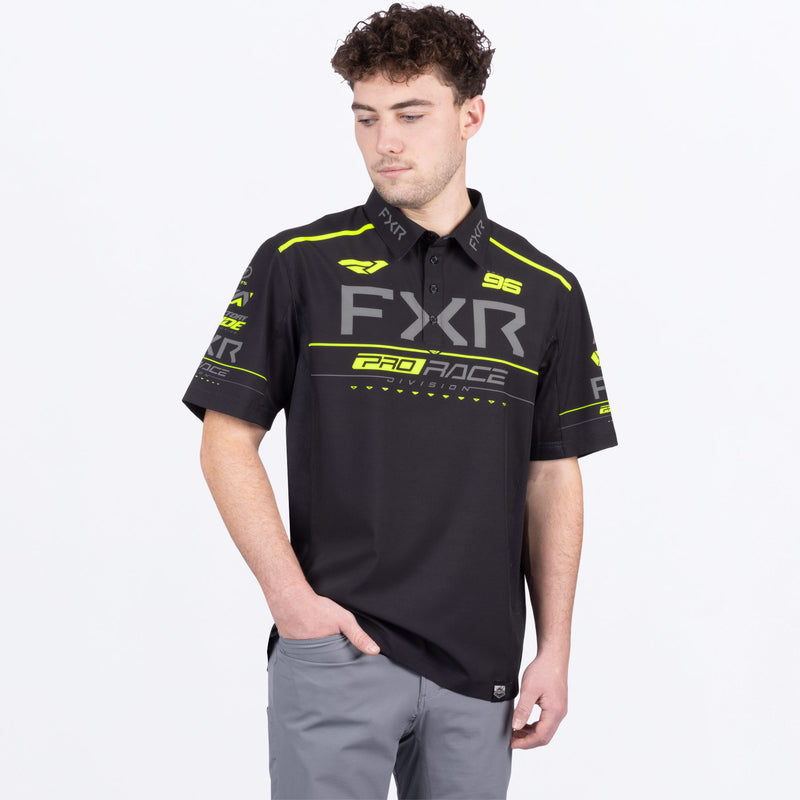 RaceDivPerfUPF_Polo_Shirt_M_BlackHiVis_252010-_1065_front