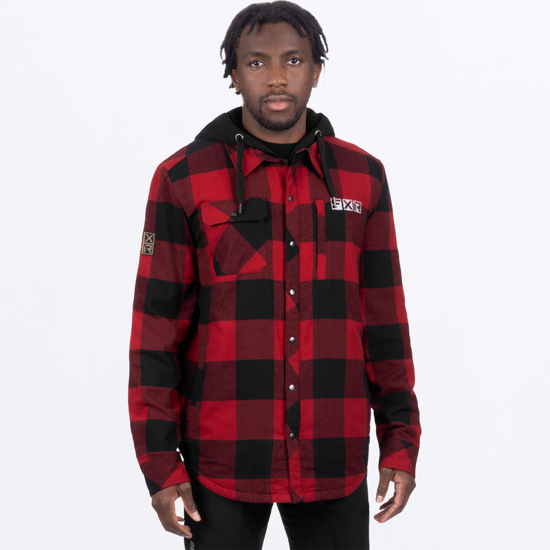 UnisexTimberInsFlanel_JKT_M_RustBlack_231117-_3710_front**hover**