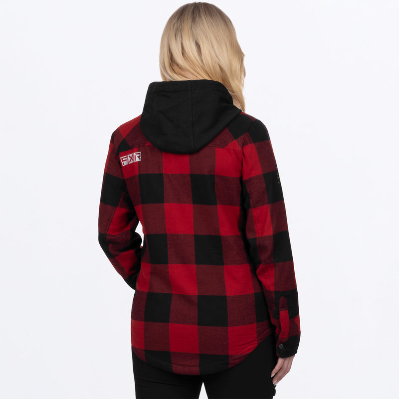 UnisexTimberInsFlanel_JKT_W_RustBlack_231117-_3710_back