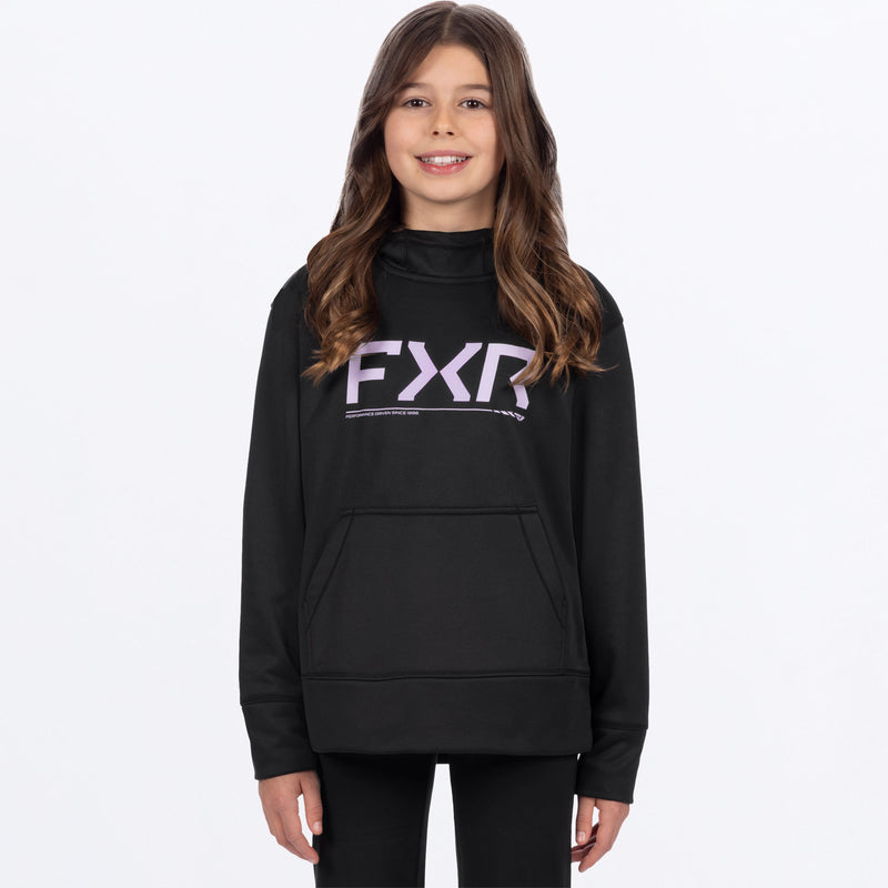 YthHydrogenTechPO_Hoodie_BlackLavender_SKU_262212-_1087_Front